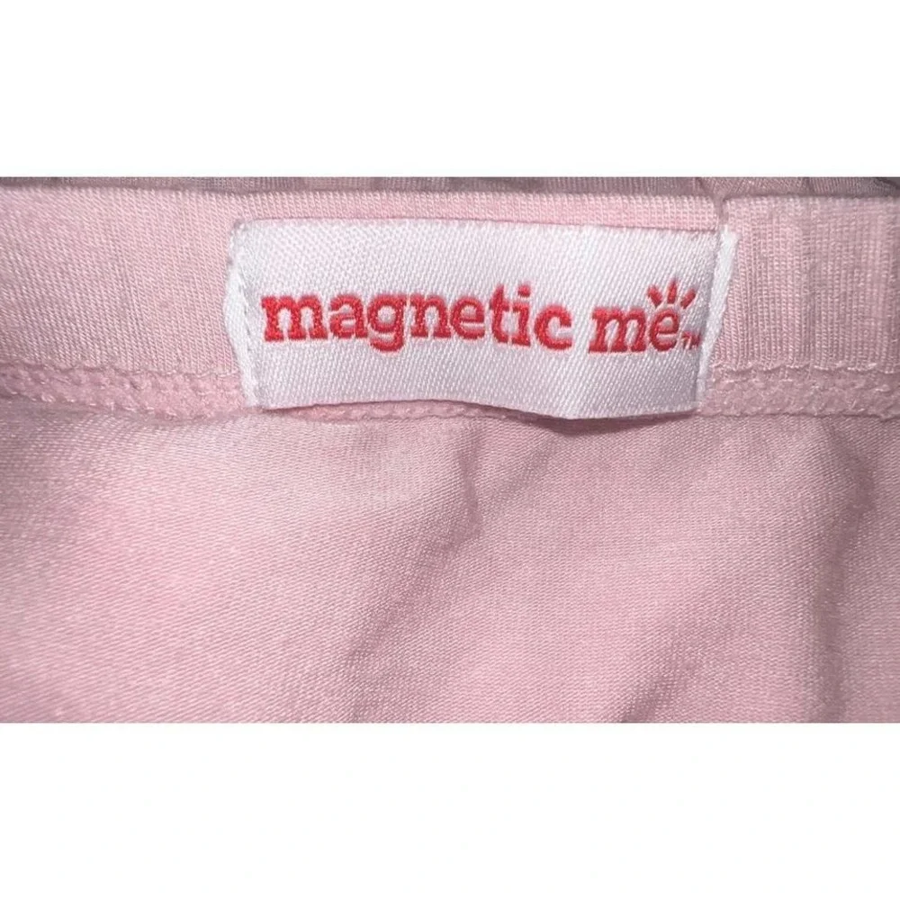 Magnetic Me Pink Ruffle Diaper Cover Bloomers Size 6-9 Months‎ LNWOT